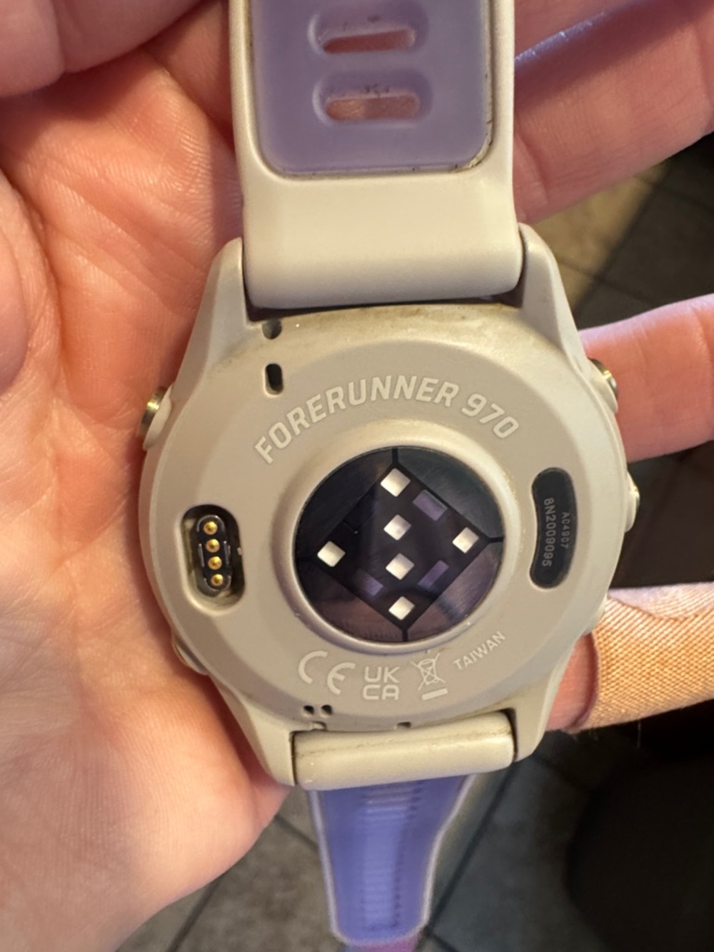 Garmin Forerunner 970 Soft Gold Titanium French Gray Case - Picture 3 of 7